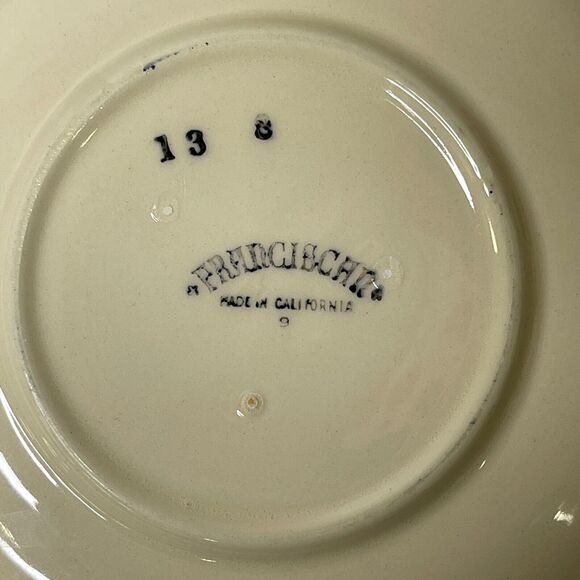 Set of Vintage Franciscan Drinkwear 2 Tea Cups & 2 Saucers Plates USA/England - Picture 12 of 16